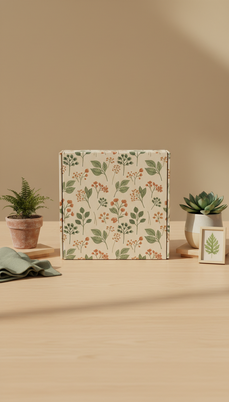 Botanical illustration gift box set